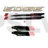 LE-613FBLNLBC  EDGE 613mm Premium  Nite Litez EDGE 95mm  Tail Rotor Blades Nite Litez