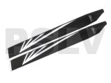 YEI-RX325-FBL - 325mm Radix Flybarless Blades