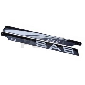 BL350-3DS  SAB Blackline 3D Flybarless Blades 350mm x 32mm  
