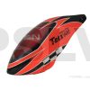FUC-6005N - FUSUNO NEON ORANGE RACING Painted Fiberglass Canopy Trex 600 Nitro