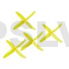 Dal 5040 5 inch 4 blade multirotor prop Q5040 MR1223-Yellow
