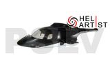 600AW01 - HeliArtist 600 Wolf Scale Body with CNC Landing Gear BLACK