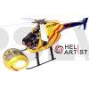 HA600EOP01Y - Heliartist 500E 600 Size (Open Door) Fiber Glass Fuselage