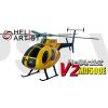 HA450HUV2006V2 - HeliArtist 500E V2 Fiber Glass Fuselage T-rex 450