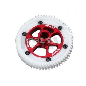 LX0617  Lynx Heli Innovations GOBLIN 500 CNC Ultra Main Gear Set Red  