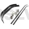 A094 HT SS7075 Aluminium Universal Landing Skid set 30&50 (black)