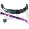 A103  HT Unbreakable Landing Set Black with purple skids 30/50  