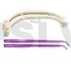 A109  HT Unbreakable Landing Set White with Purple skids 30/50  