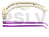A109  HT Unbreakable Landing Set White with Purple skids 30/50  