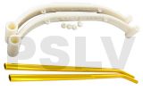 A110  HT Unbreakable Landing Set White with gold skids 30/50  