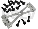 HPAT70003 - Heli Option CNC Frame Mounting Block Front  Middle T-rex 700E