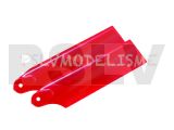 JRH61890 Red Tail Rotor Blade 450 Size
