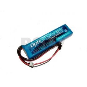 OPR36502S - Opti Power Lipo Cell Battery 3650mAh 2S1P 25C