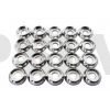  LX0237  Lynx Heli Innovations Frame C Washer M3 Silver 20pcs 