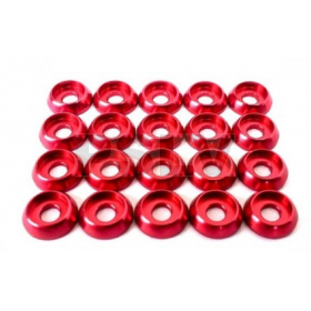 LX0239 Lynx Heli Innovations Frame C Washer M3 Red 20pcs  