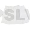LX0248  Lynx Heli Hook & Loop Adhesive Pad 50x100 - (10H + 12L) White  