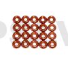 LX0263 - Frame C Washer M2.5  Orange - 20pcs 