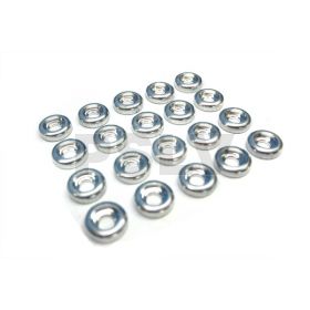  LX0208 - Lynx Heli Innovations Frame C Washer M2,5 - Silver - 20pcs 