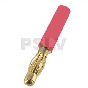 Q-C-0041 - 4mm male gold con with 3.5mm female gold 