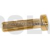 Q-C-0069  Quantum 4mm Low Profile Male Bullet Connector Gold 18mm length  