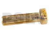 Q-C-0069  Quantum 4mm Low Profile Male Bullet Connector Gold 18mm length  