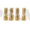 Q-C-0073 Quantum 3.5mm Bullet High Efficiency Connectors 4pcs per pack  