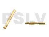 QC0016 -  Φ2.0 mm Gold Plated Bullet Connectors 