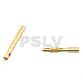 QC0017 -  Φ3.0 mm Gold Plated Bullet Connectors 