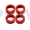 PV1339-1 Thunder Tiger 95 Durometer Inner Damper Set (Red) (4)