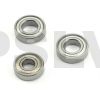 PV1360 	 Thunder Tiger Starter Shaft Bearing Set (3) 