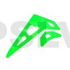 FUP-036 Fusuno New Painted Neon Green Fiberglass Horizontal/Vertical Fins Trex 250 1.2mm