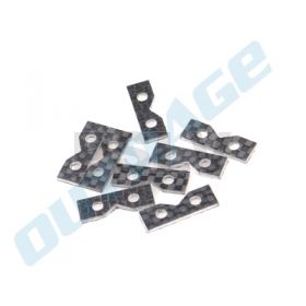 R550005-8 OUTRAGE CARBON FIBER SERVO SPACERS (8PCS)