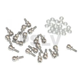 RF50357-SS OUTRAGE Servo Linkage Ball Set 20pcs - Fusion 50 