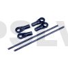 R90N877-SS OUTRAGE LINKAGE ROD SET (FLYBARLESS) - VELOCITY 90