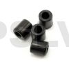 H50052A  	- Align 500 Landing Skid Nut Set (Black) (4) 