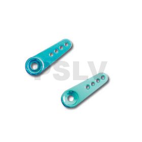 7852 -  servo horn alu  Hitec (green) (2p)