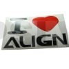 FUD-116 - Fusuno I LOVE ALIGN STICKER (90mm x 60mm)