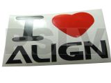 FUD-116 - Fusuno I LOVE ALIGN STICKER (90mm x 60mm)