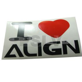 FUD-116 - Fusuno I LOVE ALIGN STICKER (90mm x 60mm)