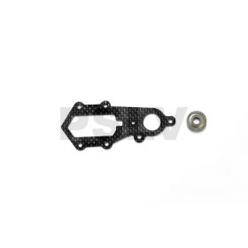 80910026 - Carbon frame with bearing for Logo 600 tail case