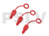 PSHFL6061 Fuel Tube Bungs Red (3pcs) Red