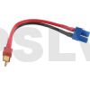 Q-LP-0028  Quantum T- Plug male to Dualsky DC3 Silicone 14AWG 100MM  
