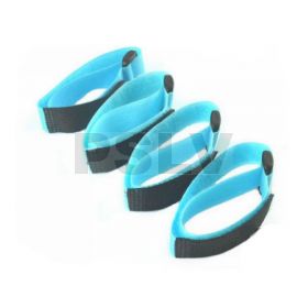 EDN-1155-BL -Battery Strap (300X20mm) (4pcs) BLUE 