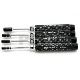 DYN3060 - Dynamite Machined 4 PC Metric Nut Driver Set