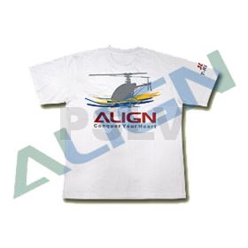 BG61557 Align Flying T-shirt White Size XL