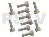 TB - 6710ST -Stainless Steel Socket Cap Head Screws  M3x10mm   (10p)